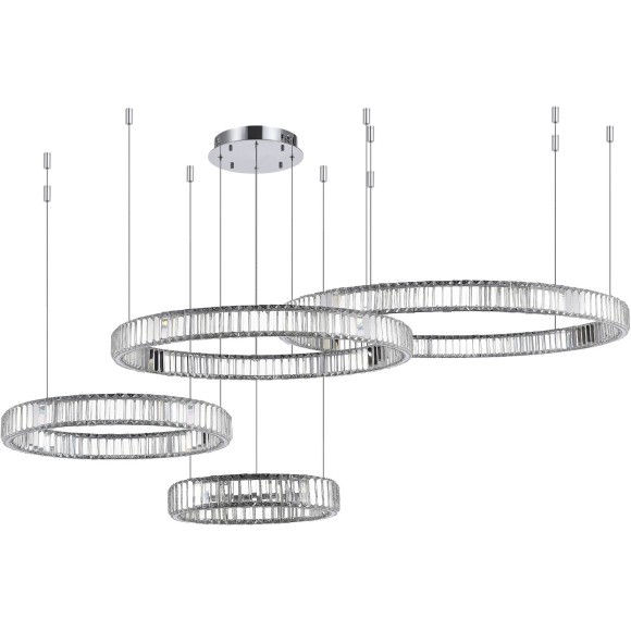 SL1622.103.04 Люстра подвесная ST-Luce Хром/Прозрачный LED 1*190W 4000K TIVOLI