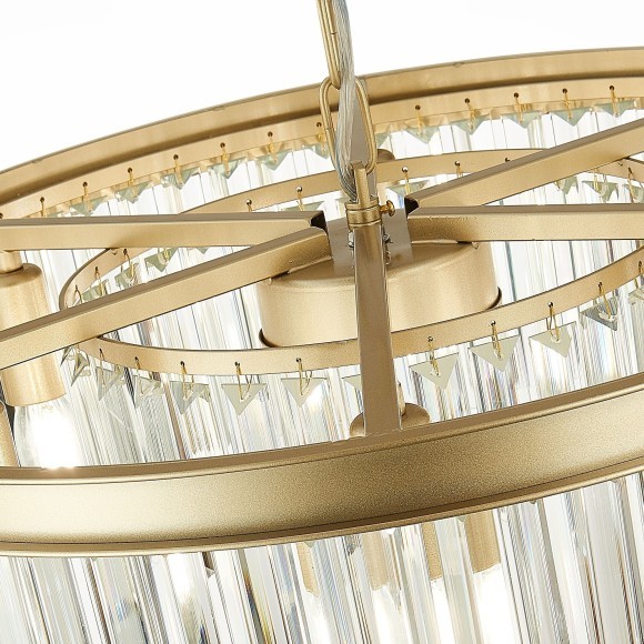 SL1624.203.08 Люстра подвесная ST-Luce шампань/прозрачный E14 6*40W ERCOLANO SL1624.203.08 Люстра подвесная ST-Luce шампань/прозрачный E14 6*40W ERCOLANO