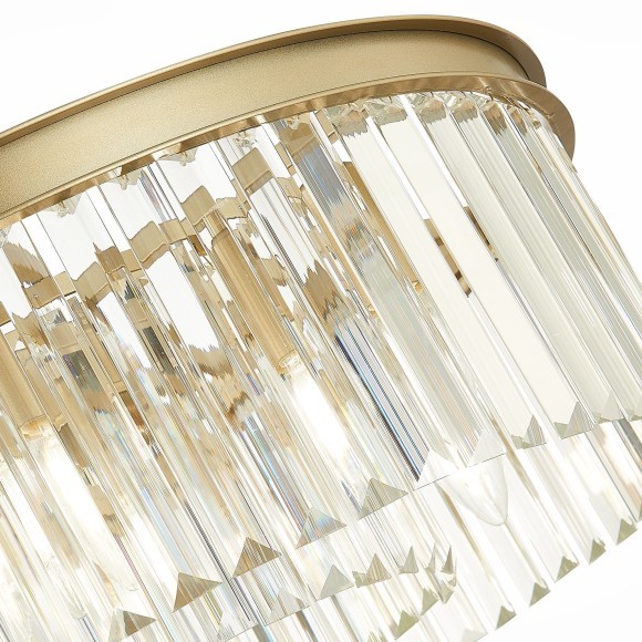 SL1624.203.08 Люстра подвесная ST-Luce шампань/прозрачный E14 6*40W ERCOLANO SL1624.203.08 Люстра подвесная ST-Luce шампань/прозрачный E14 6*40W ERCOLANO