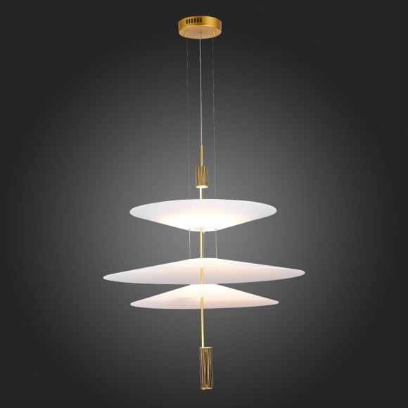 SL6101.223.01 Люстра подвесная ST-Luce Золотистый/Белый LED 1*15W 3000K ISOLA SL6101.223.01 Люстра подвесная ST-Luce Золотистый/Белый LED 1*15W 3000K ISOLA