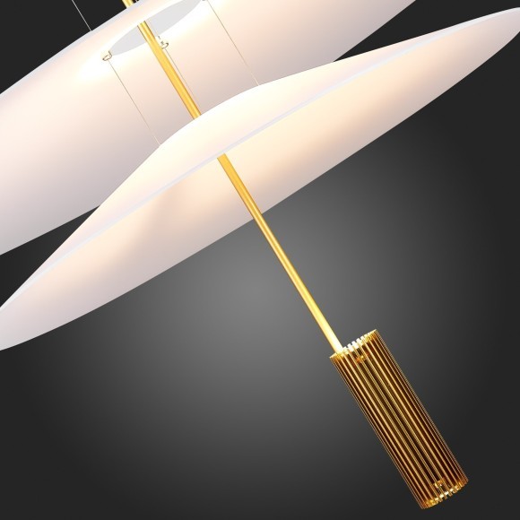 SL6101.223.01 Люстра подвесная ST-Luce Золотистый/Белый LED 1*15W 3000K ISOLA SL6101.223.01 Люстра подвесная ST-Luce Золотистый/Белый LED 1*15W 3000K ISOLA