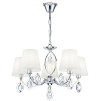 Люстра подвесная Freya FR2003PL-05CH Luciana под лампы 5xE14 40W