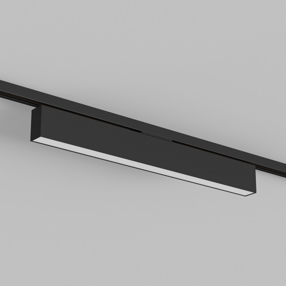 Однофазный двужильный светодиодный трековый светильник Denkirs DK6630-BK SOLID Hals 3000К 1560Лм CRI90+ 120° 20Вт