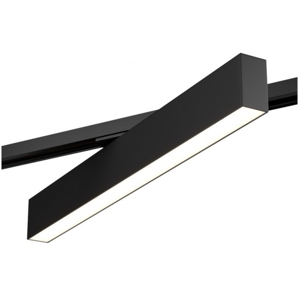 Однофазный двужильный светодиодный трековый светильник Denkirs DK6630-BK SOLID Hals 3000К 1560Лм CRI90+ 120° 20Вт