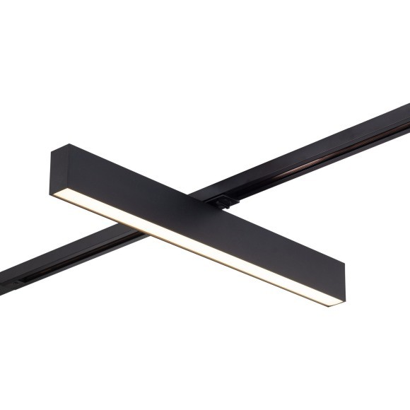 Однофазный двужильный светодиодный трековый светильник Denkirs DK6630-BK SOLID Hals 3000К 1560Лм CRI90+ 120° 20Вт