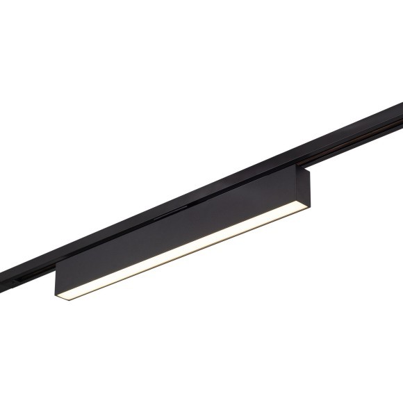 Однофазный двужильный светодиодный трековый светильник Denkirs DK6630-BK SOLID Hals 3000К 1560Лм CRI90+ 120° 20Вт