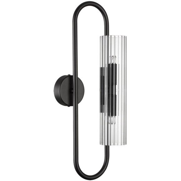 6561/2W SUSPENTIONI LN24 черный/прозрачный/металл/стекло Бра G9 2*20W 220V TORONTO 6561/2W SUSPENTIONI LN24 черный/прозрачный/металл/стекло Бра G9 2*20W 220V TORONTO