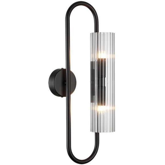 6561/2W SUSPENTIONI LN24 черный/прозрачный/металл/стекло Бра G9 2*20W 220V TORONTO 6561/2W SUSPENTIONI LN24 черный/прозрачный/металл/стекло Бра G9 2*20W 220V TORONTO