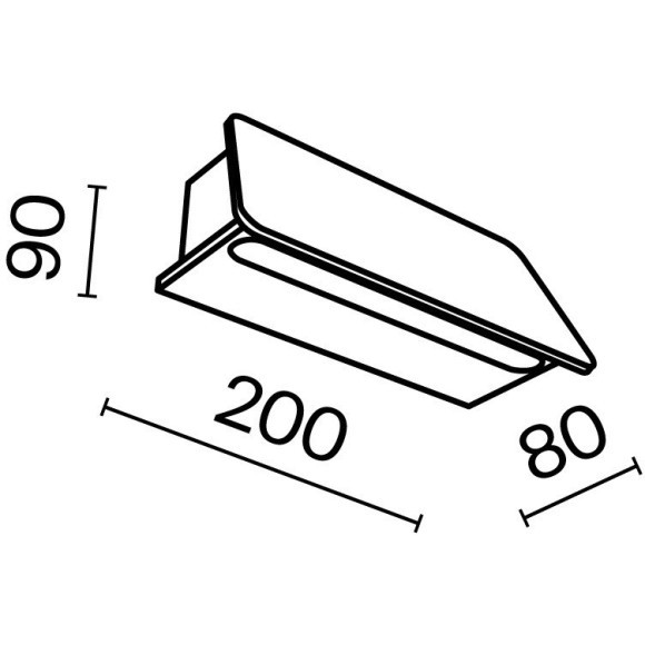 Настенный светильник (бра) Outdoor O429WL-L6GF3K
