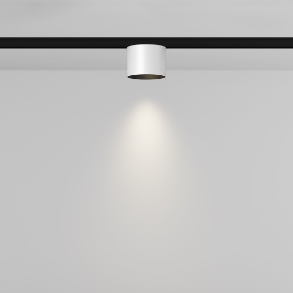 TR188-1-5W4K-M-BW Ультратонкий трековый магнитный светодиодный светильник Maytoni Levity CRI90+ 4000К 380Лм 36° 5Вт