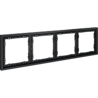 Рамка пластиковая VOLTUM S70 на 4 поста, (графит)