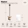 Люстра потолочная Maytoni MOD095PL-02BS Giro под лампы 2xGU10 50W