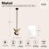 Люстра потолочная Maytoni MOD095PL-02BS Giro под лампы 2xGU10 50W