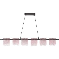SL6021.403.36 Светильник подвесной ST-Luce черный/розовый LED 1*36W 4000K VOILE