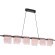 SL6021.403.36 Светильник подвесной ST-Luce черный/розовый LED 1*36W 4000K VOILE