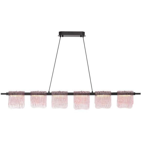 SL6021.403.36 Светильник подвесной ST-Luce черный/розовый LED 1*36W 4000K VOILE