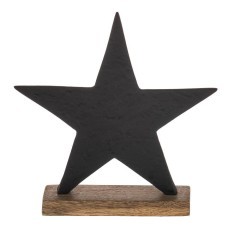 427108 Статуэтка Звезда BALIGUIAN, L205, B50, H210, алюминий, дерево, натуральный, черный 427108 Статуэтка Звезда BALIGUIAN, L205, B50, H210, алюминий, дерево, натуральный, черный