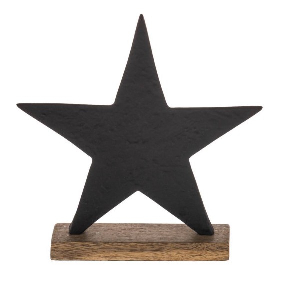 427108 Статуэтка Звезда BALIGUIAN, L205, B50, H210, алюминий, дерево, натуральный, черный 427108 Статуэтка Звезда BALIGUIAN, L205, B50, H210, алюминий, дерево, натуральный, черный