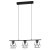 43644 EGLO MARDYKE Люстра потолочная с тремя лампами E27, 120Вт, сталь/стекло, L775 B145 H1100