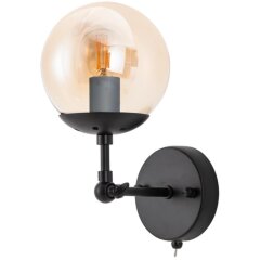 Бра Arte Lamp A1664AP-1BK Bolla под лампу 1xE14 40W