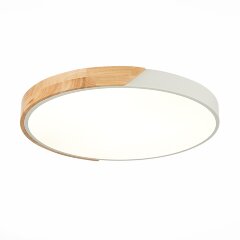 SLE200952-01 Светильник потолочный Белый, Светлое дерево/Белый LED 1*45W 3000K/4000K/6000K FESTA SLE200952-01 Светильник потолочный Белый, Светлое дерево/Белый LED 1*45W 3000K/4000K/6000K FESTA