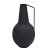 421066 MIOUSKI Декоративная ваза сталь черный H390 ?200