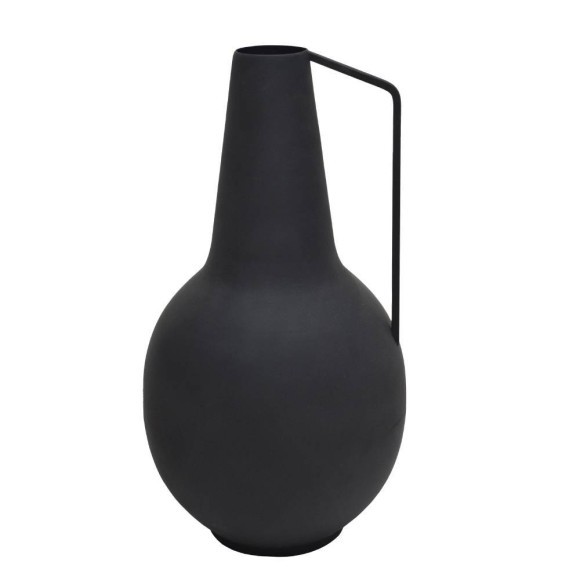 421066 MIOUSKI Декоративная ваза сталь черный H390 ?200 421066 MIOUSKI Декоративная ваза сталь черный H390 ?200