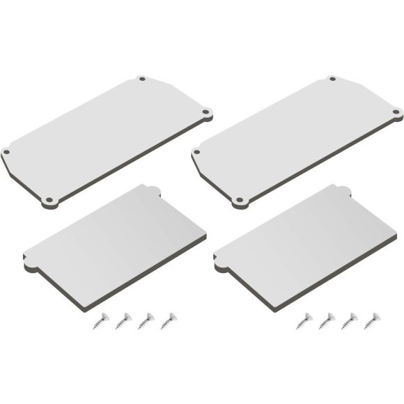 Заглушка торцевая 2шт (для профиля-ниши DK5850-WH) Denkirs Flod DK5852-WH Заглушка торцевая 2шт (для профиля-ниши DK5850-WH) Denkirs Flod DK5852-WH