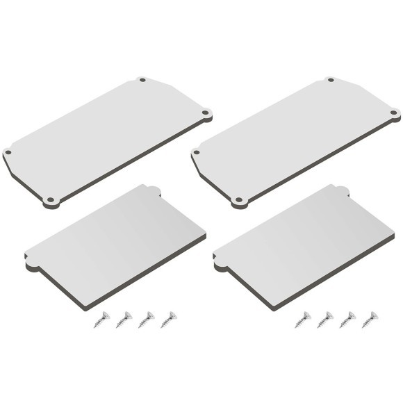 Заглушка торцевая 2шт (для профиля-ниши DK5850-WH) Denkirs Flod DK5852-WH Заглушка торцевая 2шт (для профиля-ниши DK5850-WH) Denkirs Flod DK5852-WH