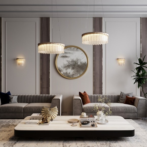 Люстра LED 60W 3700K 4968Лм Odeon Light CLEO 5091/60L Люстра LED 60W 3700K 4968Лм Odeon Light CLEO 5091/60L