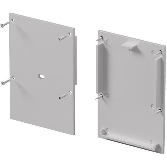 Maytoni ALM-5070-S-EC 642095 Комплект из 2 торцевых серебристых заглушек (для профиля ALM-5070-S-2M 633016)