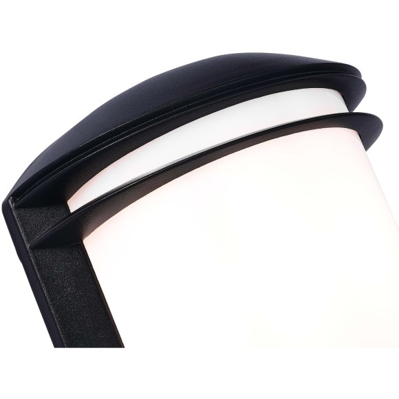 SL076.401.01 Светильник уличный настенный ST-Luce Черный/Белый E27 1*60W AGIO