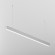 Maytoni Technical LL312038 Подвесной линейный LED-светильник длиной 1.5 м, SMD 2835, 30Вт, 3000К, 2250Лм, CRI90, 120°, 220V, IP33, белый алюминий, рассеиватель белый матовый, 1500x35x35 мм, комплектация: профиль, рассеиватель, лента, тросы 2м, блок питани
