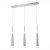 SLE200113-03 Светильник подвесной Хром/Хром, Белый LED 3*7W 3000K ORPELO