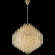 Crystal Lux HEDONIST SP16 3890/316 Большая подвесная хрустальная декоративная люстра, макс. высота 235см, диаметр 60см, металл цвета золото, хрусталь, лампы E14 16x40W IP20 220В