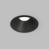 Встраиваемый светодиодный светильник Denkirs SHINE GLOW DK2431-BK 15Вт 3000/4000K IP20 черный матовый