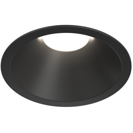 Встраиваемый светодиодный светильник Denkirs SHINE GLOW DK2431-BK 15Вт 3000/4000K IP20 черный матовый