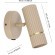 Eglo Caminia 901153 Настенное LED-бра в стиле минимализм, с выключателем на корпусе, лампа 1xGU10 (светодиодная лампа 5 Вт в комплекте), 345 лм, песочная сталь и брашированная латунь, 110x155x140 мм