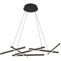 SL394.413.06 Люстра подвесная ST-Luce Черный/Белый LED 6*13W 4000K BASONI