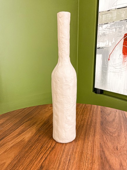 421158 CANTILAN Декоративная ваза алюминий песочный, металл коричневый, H350, Ø70 421158 CANTILAN Декоративная ваза алюминий песочный, металл коричневый, H350, Ø70