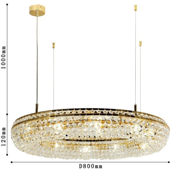 Подвесная люстра Monilibus 4015-12P