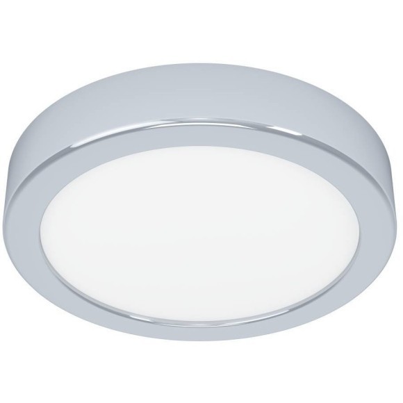 901762 EGLO FUEVA 6 (Фуэва 6) настенно-потолочный LED-светильник, 7,5 Вт, 1000 лм, CCT 2700/4000/6500 К, Ø166 мм, IP44, хром