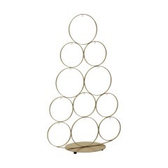 427394 BALLYMENA Рождественское украшение ель золотистая металл D200