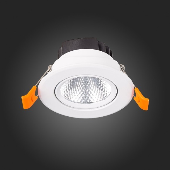 ST211.538.08.36 Св-к встр. Белый LED 1*8W 3000K 640Lm Ra80 36° IP20 D86xH50 220-240V Встраиваемые светильники ST211.538.08.36 Св-к встр. Белый LED 1*8W 3000K 640Lm Ra80 36° IP20 D86xH50 220-240V Встраиваемые светильники