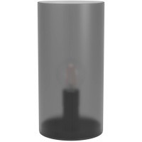 901068 Настольная лампа GEO, 1х40W (E14), ?100, H600, стекло, пластик, серый