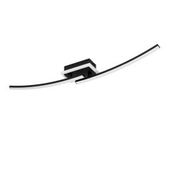 901217 EGLO LUNGOLAGO Светодиодный потолочный светильник, 12Вт, 1450Лм, 4000K, пластик/сталь, черный/белый