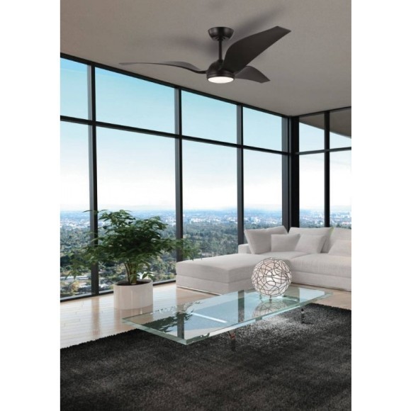 35004 Потолочный вентилятор со светильником MOSTEIROS, ?1420, черный 35004 Потолочный вентилятор со светильником MOSTEIROS, ?1420, черный