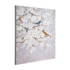 423123 ALAMINOS Картина на холсте L900 H900 дерево серый белый синий 423123 ALAMINOS Картина на холсте L900 H900 дерево серый белый синий