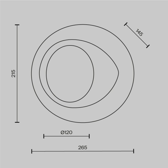 Настенный светильник (бра) Maytoni MOD435WL-01W