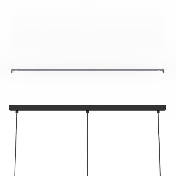 43744 Подвесной потолочный светильник (люстра) NAFFERTON, 3Х40W, E27, L800, B100, H1100, сталь, черный/дерево, коричневый 43744 Подвесной потолочный светильник (люстра) NAFFERTON, 3Х40W, E27, L800, B100, H1100, сталь, черный/дерево, коричневый